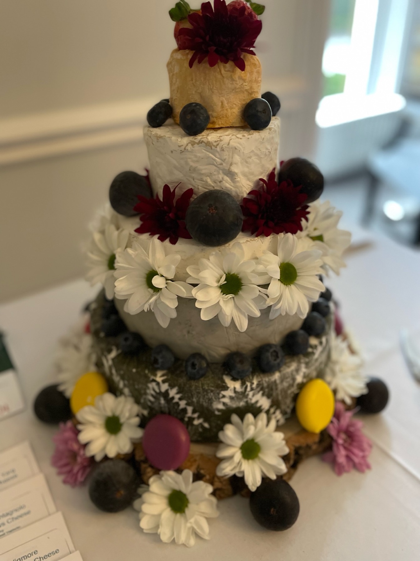 Celebration cheese tower