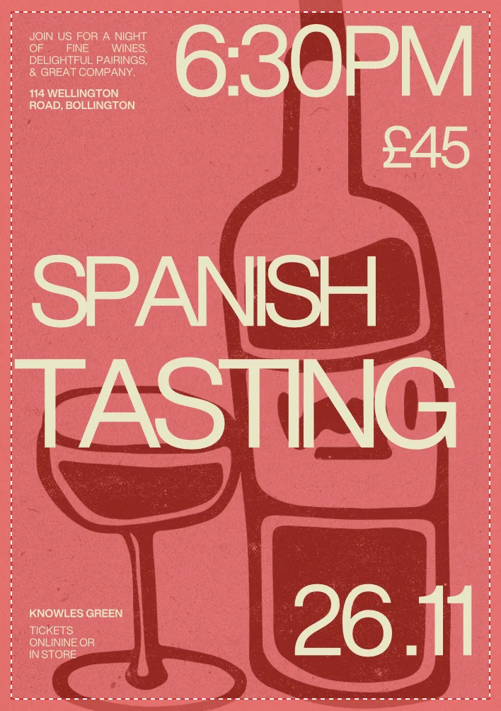The Flavours of Spain event poster