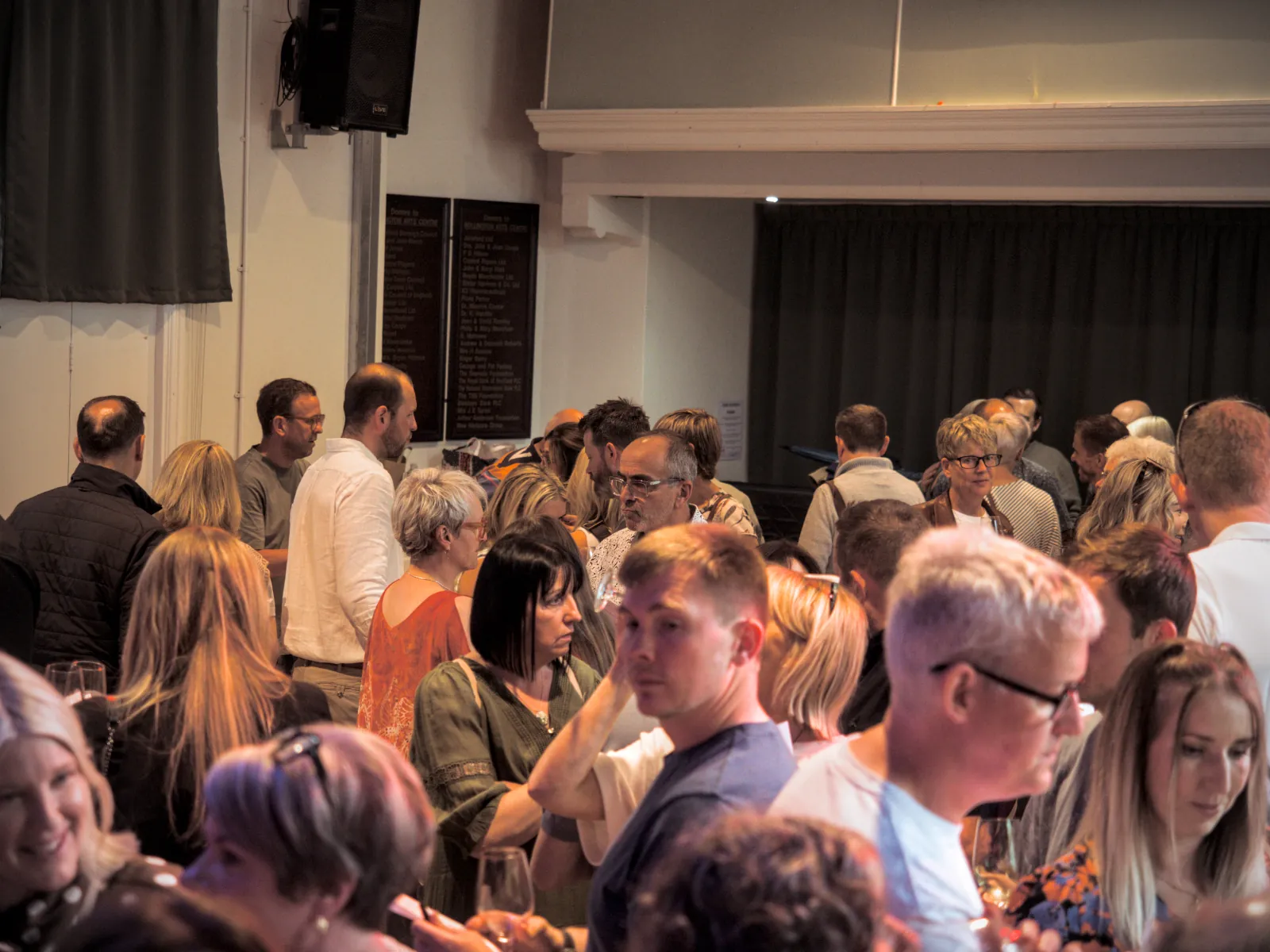 Wine fair guests enjoying the Bollington Wine Fair 2026