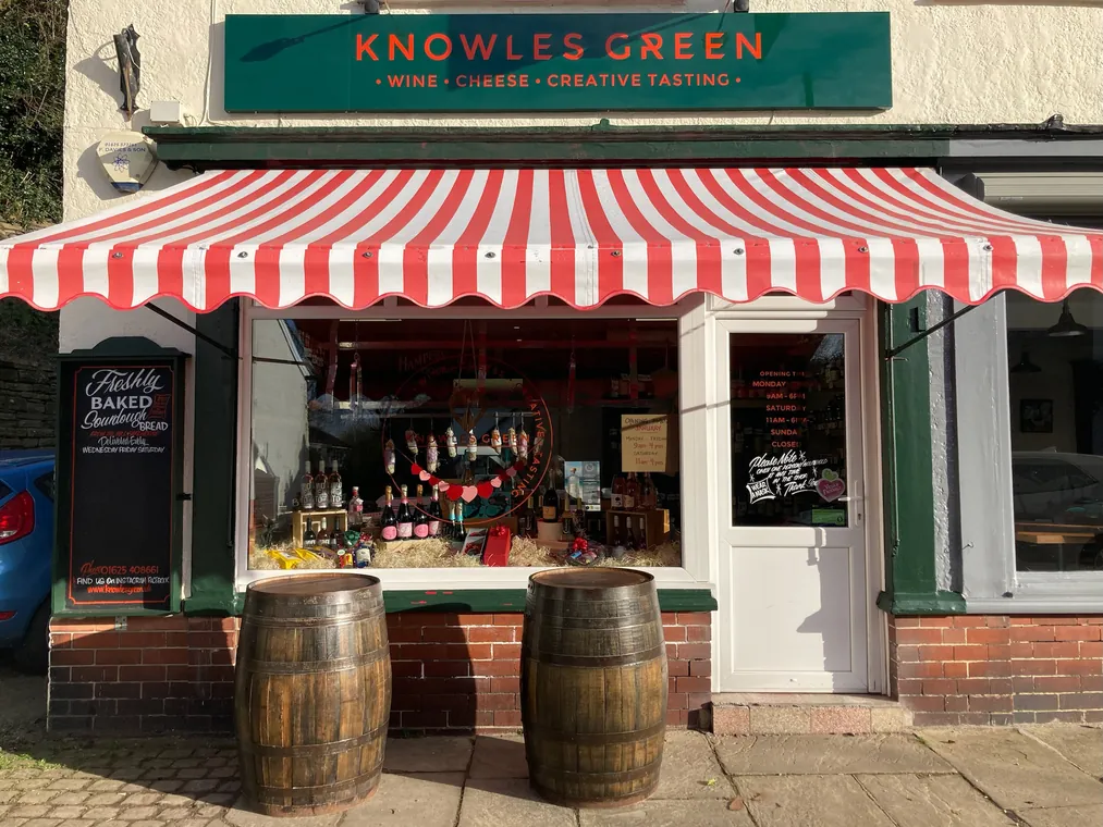 Knowles Green shop front in Bollington